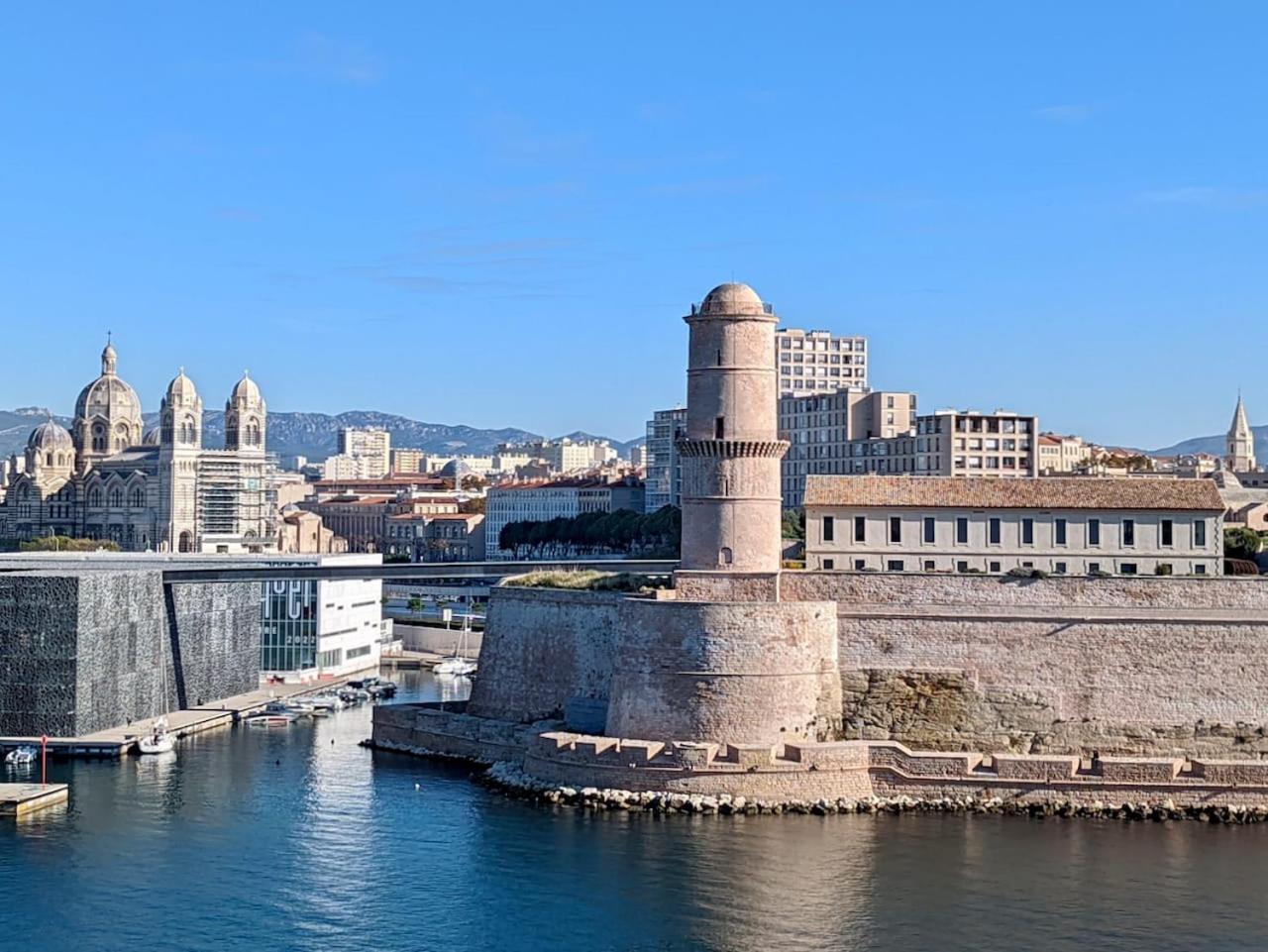 Vue Mer Le Panoramique Vieux-Port De Marseilles Exterior foto